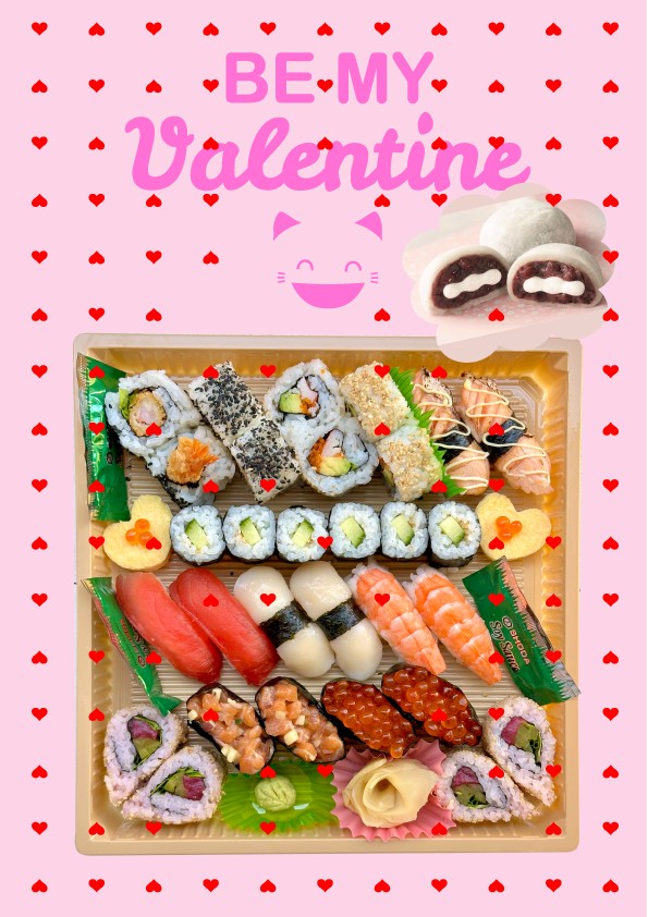 Sushi St-Valentin 2025 (pour 2 personnes)