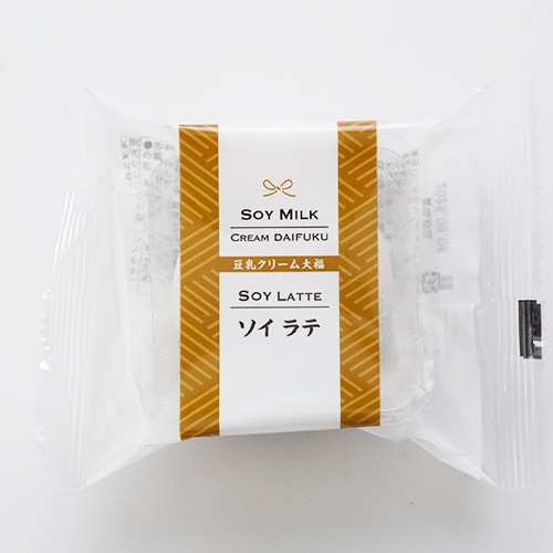 Soy Milk Cream Daifuku Soy Latte Café
